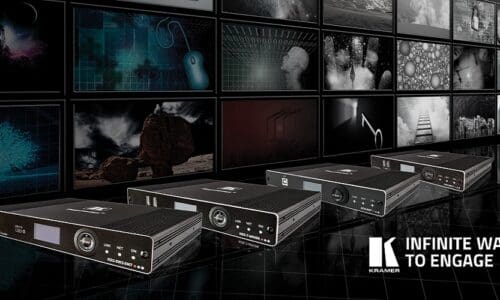 Mockup of the KDS-7 line by Kramer Electronics