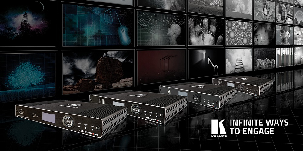 Mockup of the KDS-7 line by Kramer Electronics