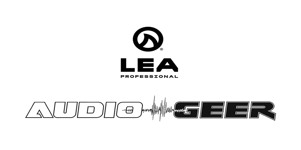 LEA Professional and Audio Geer logos