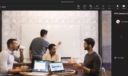 Microsoft Teams PTZ Camera Controls