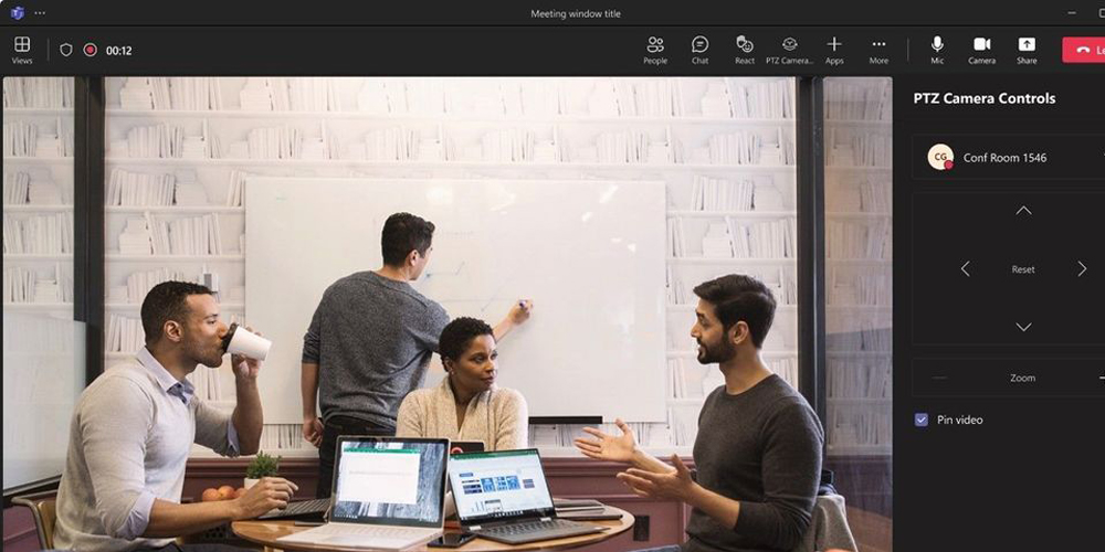 Microsoft Teams PTZ Camera Controls