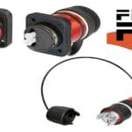 Neutrik FIBERFOX Fiber Optic System in black and red.