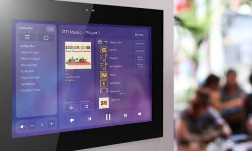 RTI Sound Machine integration on display panel