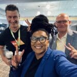 Alesia Hendley and others at the Almo E4 Experience