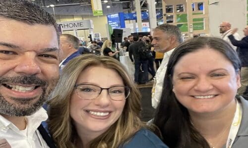Steven Greenblatt posing with associates at ISC West 2022