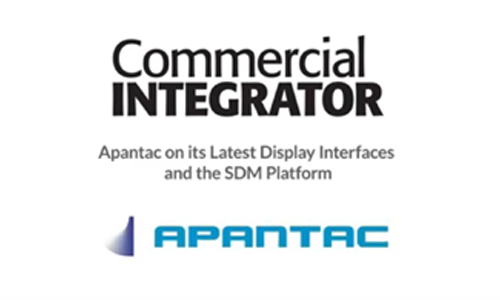 Commercial Integrator and Apantac SDM interface logo