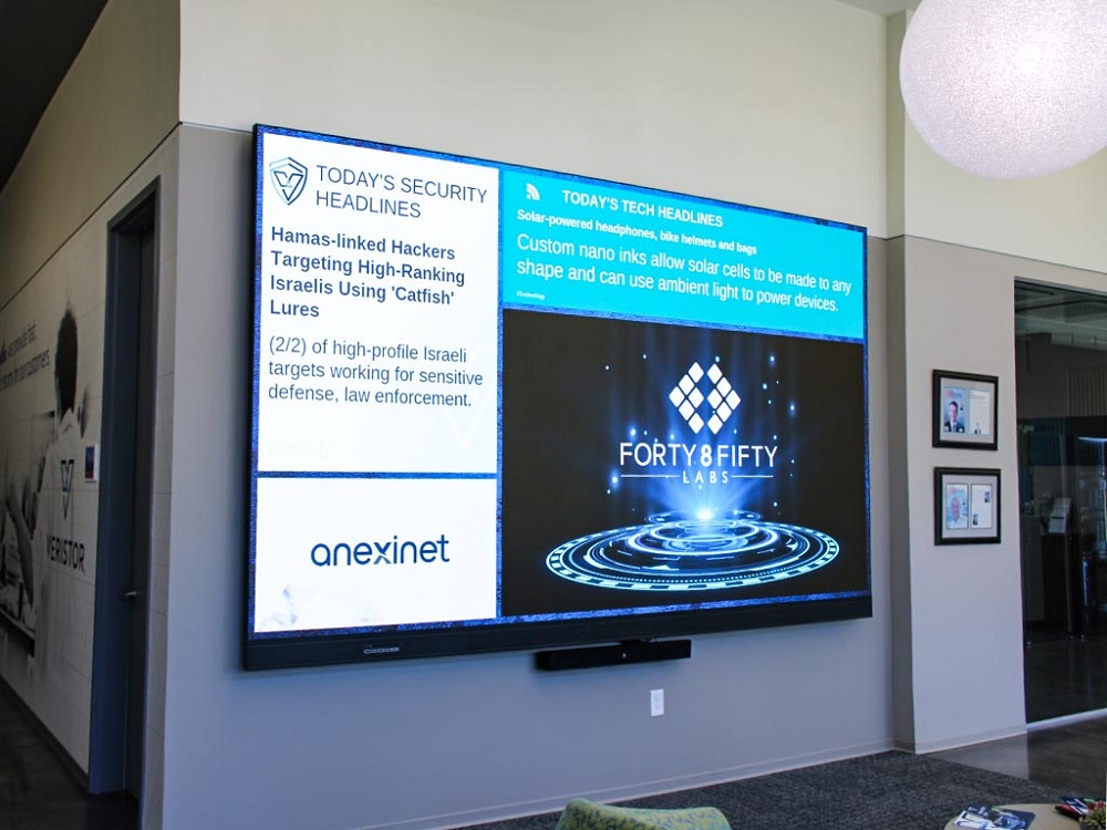 Veristor Systems, Inc. Adds SNA Displays All-in-One dvLED to Lobby, slide 2