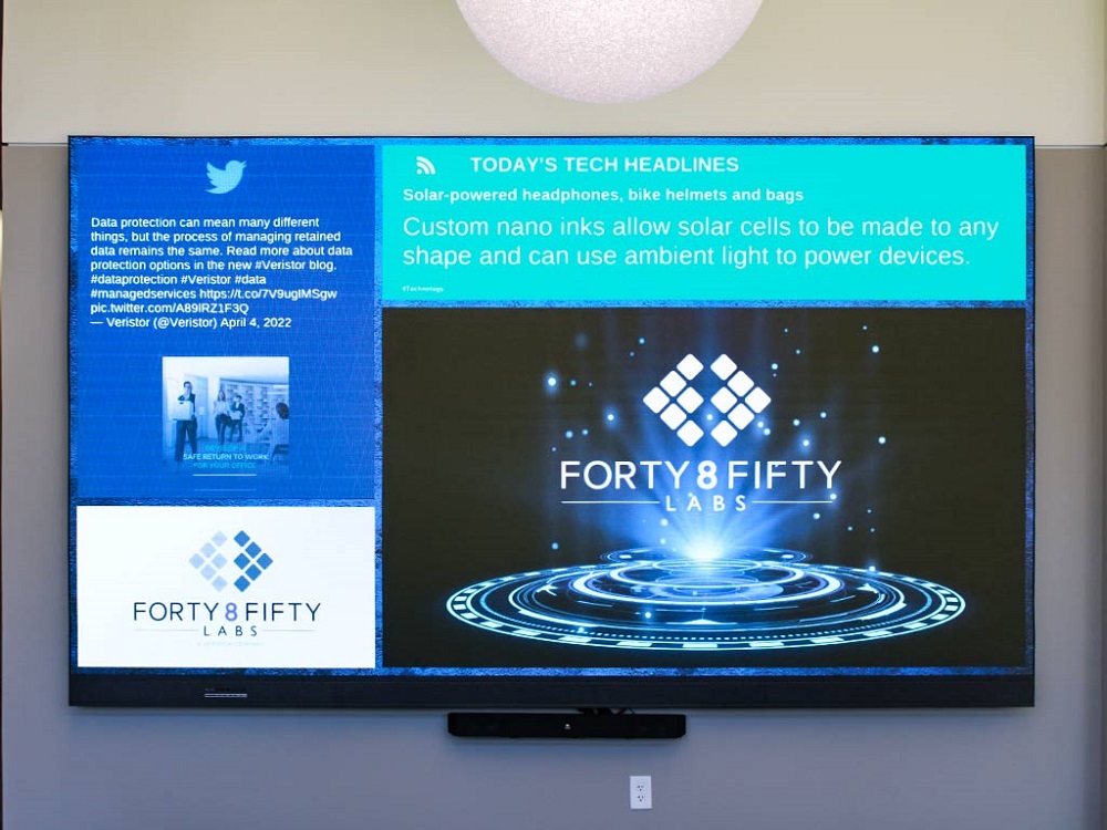 Veristor Systems, Inc. Adds SNA Displays All-in-One dvLED to Lobby, slide 3