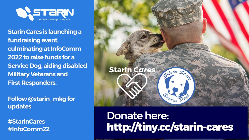 Starin Cares Service Dogs InfoComm