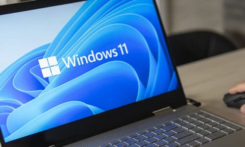 Screen showing Microsoft Windows 11 features