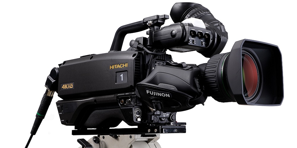 Hitachi Kokusai SK-UHD7000 on a tripod