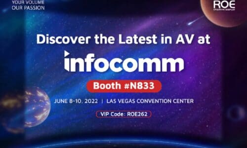 ROE Visual InfoComm 2022 poster