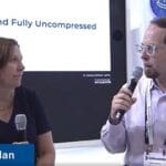 Angela Nolan and Dan Ferrisi at InfoComm 2022