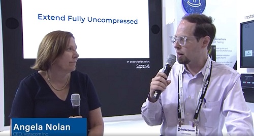 Angela Nolan and Dan Ferrisi at InfoComm 2022