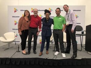 Panel discussion at InfoComm 2022