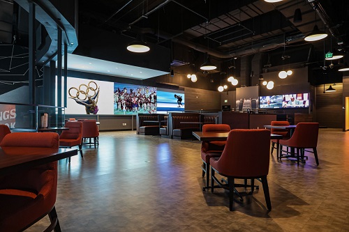 McCann Systems Installs Two-Story LED Videowall at DraftKings Sportsbook at Foxwoods, slide 0