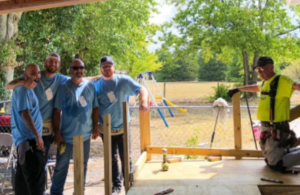 Texadia employees working at a construction site.