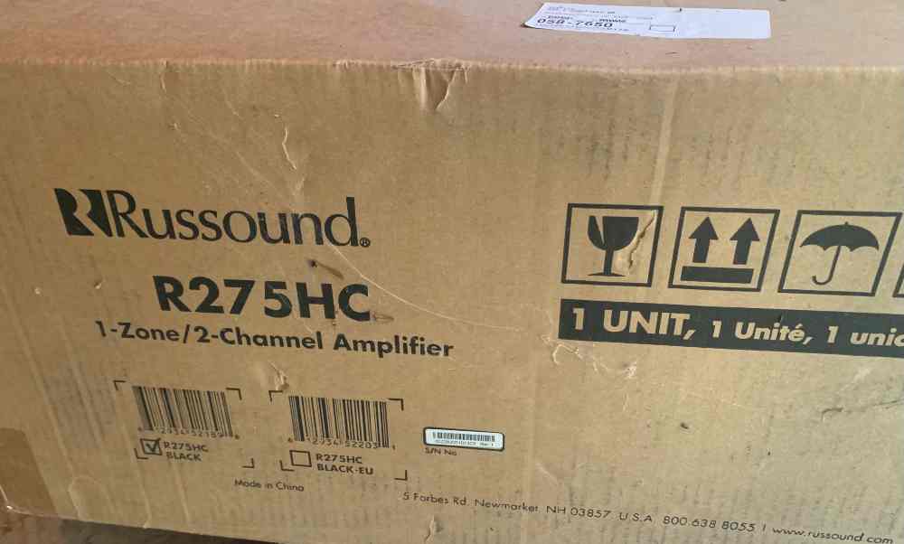 russound R275HC unused equipment oldest gear found in garage