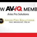 Aries Pro Solutions is the latest AV-iQ participant.