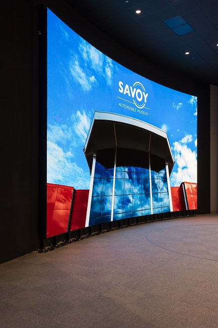 LG and Peerless-AV Modernize Curved DVLED Displays for Savoy Automobile Museum, slide 5