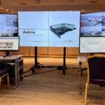 Room with displays featuring Aetria solution by Datapath