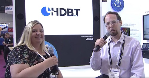 Jennifer Crotinger and Dan Ferrisi at InfoComm 2022