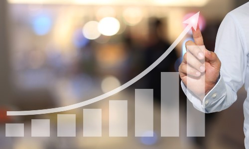 A graph showcasing AV integration business' profits in the industry.
