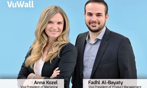 Anna Kozel and Fadhl Al-Bayaty headshots for VuWall