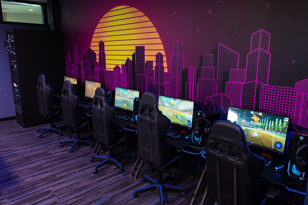 Horizon AVL Designs Premier Collegiate Esports Venue at Kean University, slide 1