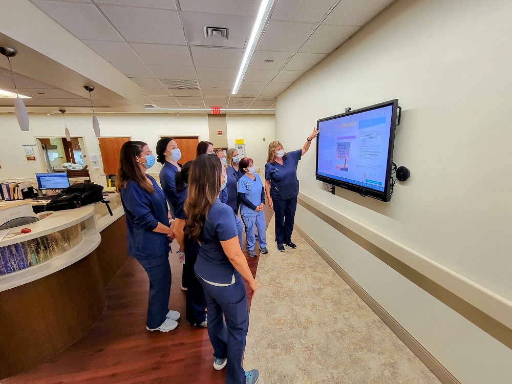 AdventHealth Goes Interactive with Avocor E Series Displays, slide 0