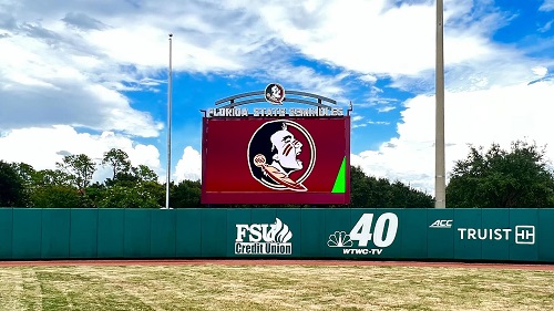 SNA Displays Upgrades Video Scoreboards at FSU Soccer, Softball Complexes, slide 3