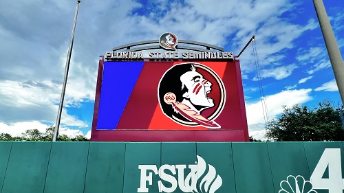 SNA Displays Upgrades Video Scoreboards at FSU Soccer, Softball Complexes, slide 2