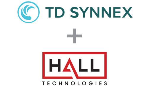 Hall Technologies and TD SYNNEX logos poster