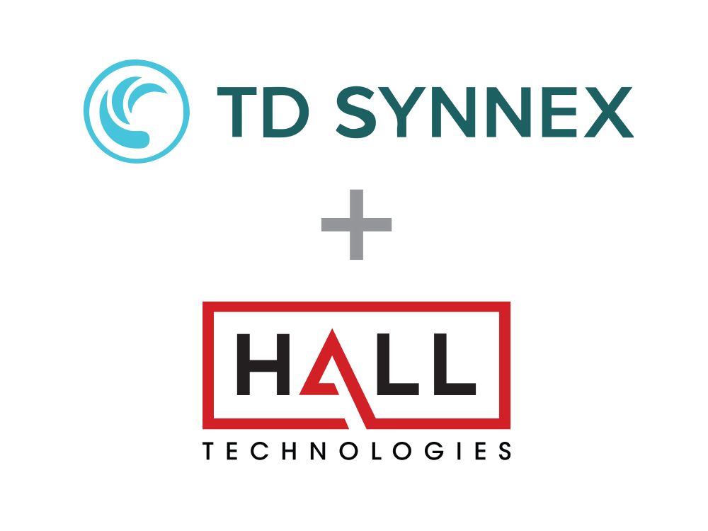 Hall Technologies and TD SYNNEX logos poster