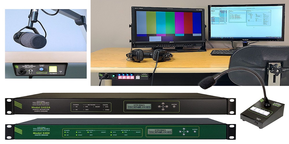 Collage of Studio Technologies' solutions at IBC 2022