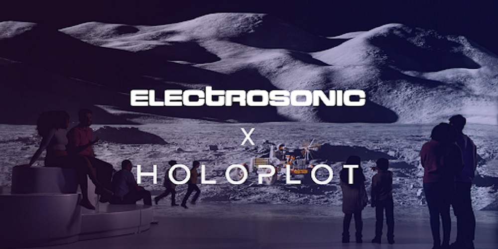 Electrosonic HOLOPLOT partnership poster.