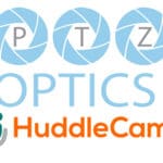 PTZOptics and HuddleCamHD logos
