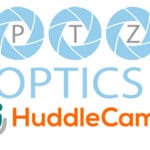 PTZOptics and HuddleCamHD logos