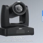 AVer Autotracking Camera with Zoom certification logo.