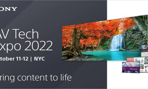 Sony AV Tech Expo poster