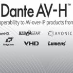 Audinate Dante AV-H promotional poster