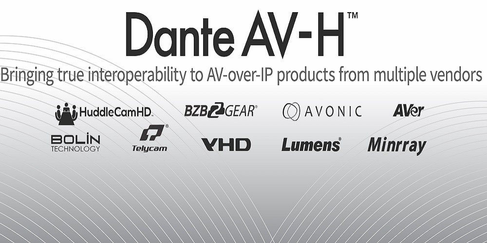 Audinate Dante AV-H promotional poster