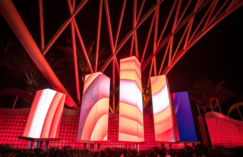 Planar LED Columns Create Stunning Visual Spectacle for Morongo Casino Resort & Spa