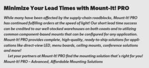 Mount-IT! Pro Transforming shopping center experience with modern digital signage mounting solutions