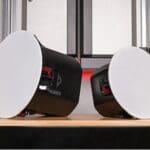 The C8 (pictured) in-ceiling commercial 70-volt speaker