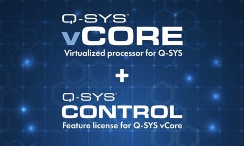 Q-SYS vCore poster