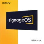 Sony + signageOS poster.