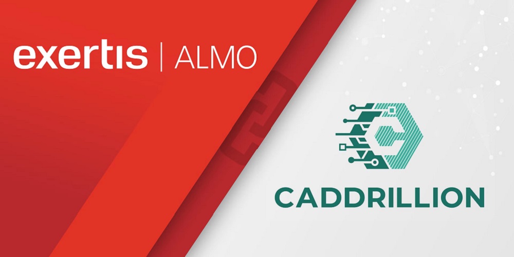 Exertis Almo Caddrillion logos.