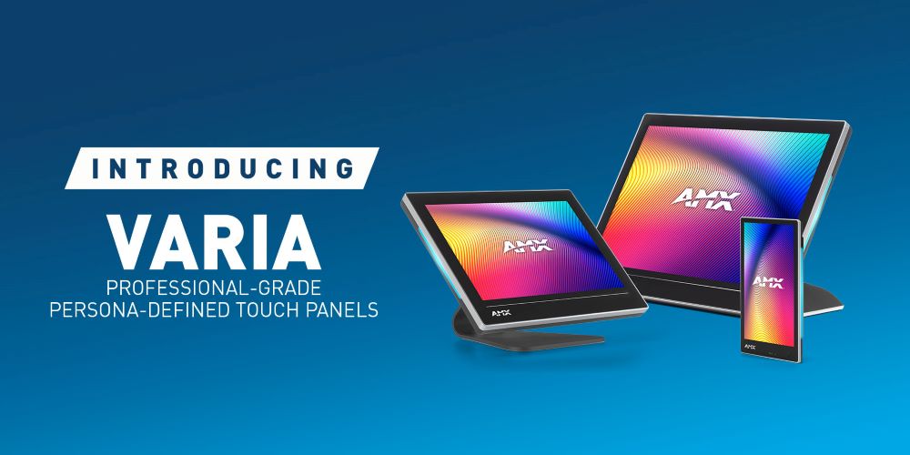 Promotional poster of the Varia touchpanels.