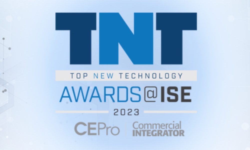 Title slide: Top New Technology (TNT) Awards at ISE 2023